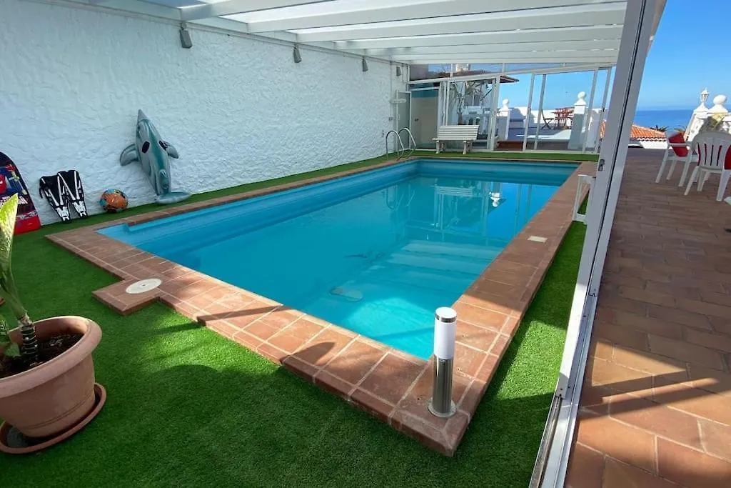 Sunny Big Pool Bbq Terrace Apartment Los Realejos