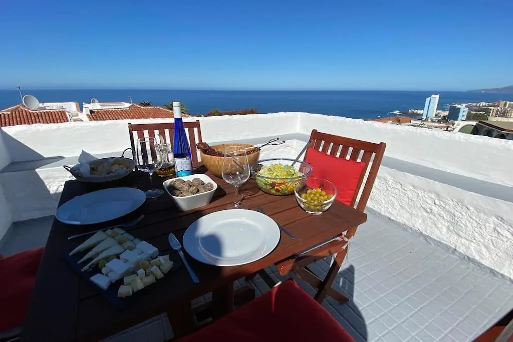 Sunny Big Pool Bbq Terrace Apartment Los Realejos 0*,